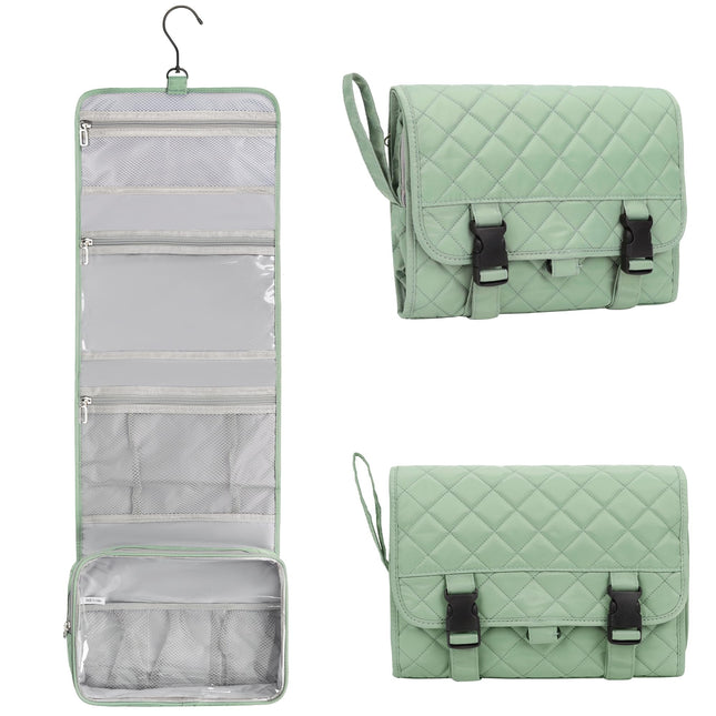 Relavel Travel Hanging Toiletry Bag for Men Women Travel Kit Shaving Bag Waterpr