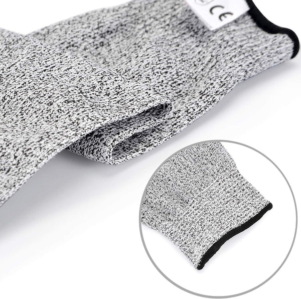 Cut Resistant Sleeves Level 5,18 inch Long Breathable Soft Cut Proof Flexible Arm Protectors for Thin Skin and Bruising,Protective Safety Arm