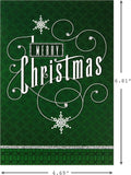 Hallmark Image Arts Christmas Boxed Cards Assortment, Elegant Lettering (4 Designs, 24 Cards with Envelopes) Red and Green Elegant Lettering