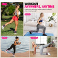 HOXWC Ankle Resistance Bands with Cuffs, Ankle Bands for Working Out, Ankle Resistance Band for Leg, Booty Workout Equipment for Kickbacks Hip