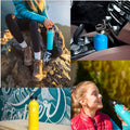 Replacement Straw Lid for Hydro Flask Standard Mouth 18-24 oz, BPA-Free Sport Cap with Soft Straw One-Hand Flip-Top for Sports/Hiking, Compatible