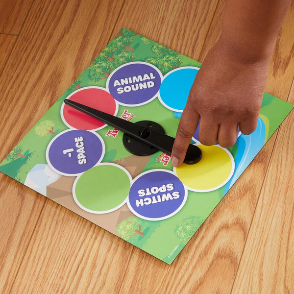 Hasbro Gaming Twister Junior Game, Animal Adventure 2-Sided Mat, 2 Games in 1, Party Game for Kids Ages 3 and Up and 2-4 Players (Amazon Exclusive)