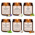 Scented Candles Gift Set, 4 Pack Aromatherapy Candles, Stress Relief Gifts for Women, up to 120H Burning, Candles for Home Scented, Ideal for