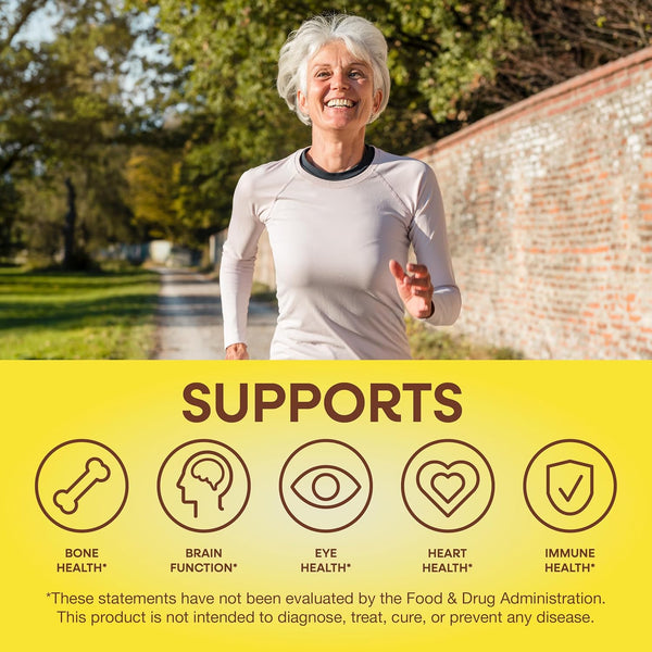 Nature'S Way Alive! WomenÃ¢ÂÂS 50+ Daily Gummy Multivitamins, Supports Multiple Body Systems*, Supports Healthy Heart, Brain & Bones,* B-Vitamins,
