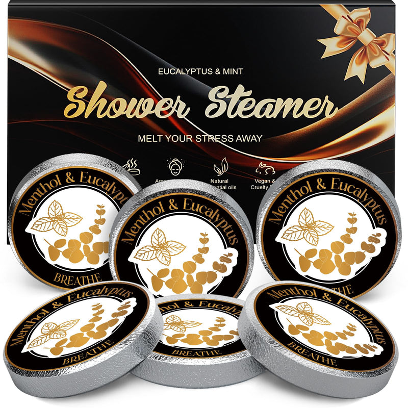 Eletorot Boo Basket Stuffer for Him Eucalyptus Shower Steamers Aromatherapy | Christmas Stocking Stuffers for Mens Adults Teens Self Stress Relief