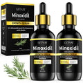5% Minoxidil with Rosemary and Biotin for Men and Women Hair Growth,Beard Growth Kit,Scalp Serum for Thicker Fuller Hair 2 Fl Oz (Pack of 2)