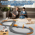 Slot Car Race Track Sets for Boys, Race Car Track with 2 High-Speed Slot Cars, Battery or Electric Car Track, Dual Racing Game Lap Counter Track