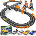 Slot Car Race Track Sets for Boys, Race Car Track with 2 High-Speed Slot Cars, Battery or Electric Car Track, Dual Racing Game Lap Counter Track