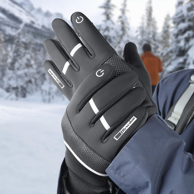 Kyncilor Womens Winter Gloves Mens Thermal Gloves with Touchscreen Fingers Anti-
