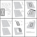 Nuvo Iron Decorative Insert for Fencing, Gates, Home, Garden - Rectangle, 17