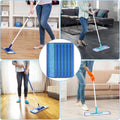 6 Pack Microfiber Cleaning Pads for Mop Hardwood Floor Cleaner Mop Replacement, Deep Microfiber Cleaning Pad Dusting Pad Wet Mop Dry Dust Mop