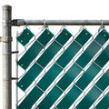 Juvale Fence Privacy Screen Slats - 1.8 in x 246 ft, Dark Green PVC - Privacy Fence Plastic Strips & Vinyl Green Tape with Brass Fasteners -