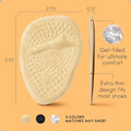 Walkize Metatarsal Pads Women | Heel Inserts for Women | Ball of Foot Cushions (2 Pairs Foot Pads) All Day Pain Relief and Comfort One Size Fits