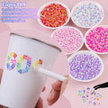 18000Pcs Resin Jelly Rhinestones for Bedazzling, Multicolor 3mm Flatback Rainbow Gems, Bedazzler Kit with 3Pcs 10ml B7000 Jewelry Glue for Crafts