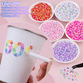 34000Pcs Resin Jelly Rhinestones for Bedazzling, Multicolor 3mm Flatback Gems for Diamond Art, Bedazzler Kit with 3Pcs 10ml B7000 Jewelry Glue for