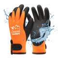 toolant 100% Waterproof Gloves for Men and Women, Winter Work Gloves for Cold Weather, Touchsreen, Thermal Insulated Freezer Gloves, With Grip,