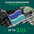 Scotch-Brite Odor Resist Non-Scratch Scrub Sponge, Dishwasher-Safe Kitchen Sponges That Resist Bacterial Odors, Multipurpose Dish Sponge for