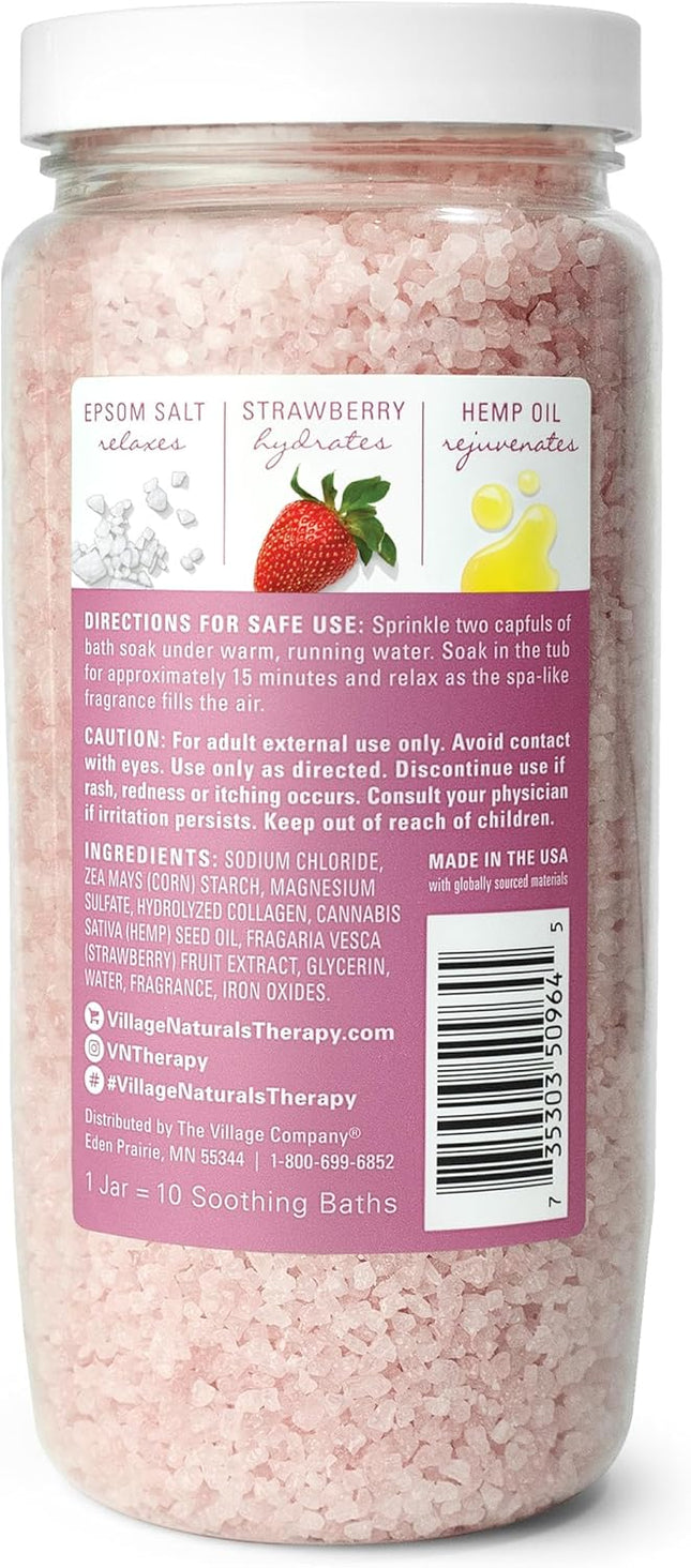 Village Naturals Therapy Glow Concentrated Mineral Bath Soak, Moroccan Melody Sc
