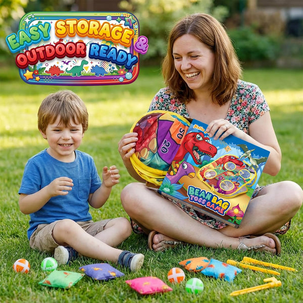 Bean Bag Toss Game for Kids - Cornhole Board Outdoor Toys for Toddlers -Party Activities Carnival Outside Yard Backyard Beach Lawn Games Toy for