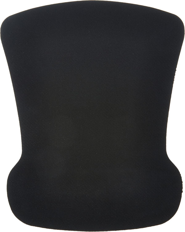 Amazon Basics Irregular Ergonomic Gel Computer Mouse Pad with Wrist Rest for Pain Relief, 10.1L X 8.1W Inches, Black