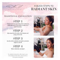 Seraphic Skincare (Original) Premium Exfoliating Mitt for Body (2Pc) â 100% Vegan Viscose Traditional Body Scrub Glove Kessa Korean Washcloth â