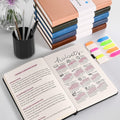 College Ruled Notebook A5, 312 Numbered Pages Diary, Lined Leather Journal Black A5