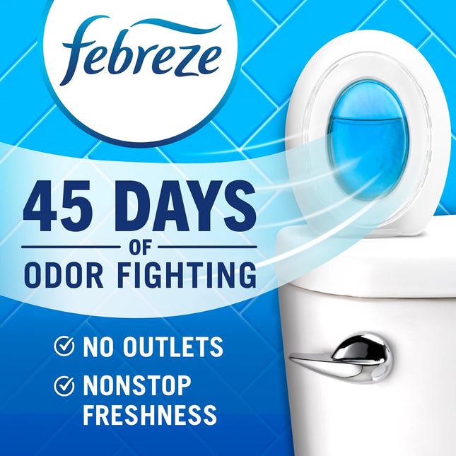 Febreze Bathroom Air Freshener, Odor-Fighting, Plug in Alternative, Air Freshene