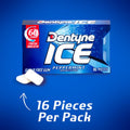Dentyne Ice Peppermint Sugar Free Gum, 9 Packs of 16 Pieces (144 Pieces) | Chewing Gum, Perfect for Long Lasting Fresh Breath at School, Work &