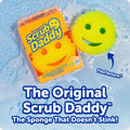 Scrub Daddy Scratch-Free Multipurpose Kitchen Sponges - Bulk Dish Sponges for Kitchen, Bathroom, Household Cleaning & More - Made with Bpa-Free