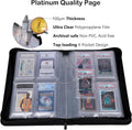 Rayvol Psa-Sized Slab Binder, Graded Card Binder Fit 40 PSA Slabs Includes 40 Psa-Sized Sleeves, 4 Pockets Top Loading Graded Card Holder Storage