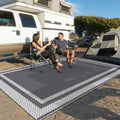 HappyTrends,Outdoor Rug,Patio Rug,Reversible Portable Outdoor Plastic Straw Rug,Camping Rugs for Outside RV,Large Waterproof Area Rugs for