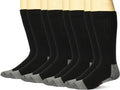 Wrangler mens Riggs Workwear Over the Calf Work Boot Socks 4 Pair Pack Large Black