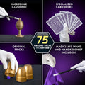 National Geographic Mega Magic Kit with 75+ Tricks for Kids Ages 8-12 | Perform Classic Illusions, Performance Props, STEM Learning, Video
