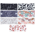 ABAMERICA Headbands with Button for Mask, Wide Nurses Headbands Non Slip Elastic Ear Protection for Women Men Doctors Sweatband Headband A-74