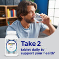 Centrum Minis Silver Multivitamin for Men 50 Plus, Multivitamin/Multimineral Supplement, Vitamin D3, B-Vitamins and Zinc, Non-GMO Ingredients,