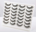 Newcally Lashes False Eyelashes Cat Eyes Wispy Natural Faux Mink Lashes 14 Pairs Pack Light Volume Short Fake Eye Lashes Multipack