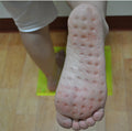 Reflexology Foot Massage Mat Stimulates Blood Circulation Acupressure Feet Massager Plate Board with Magnet (2. Foot Shape Mat)