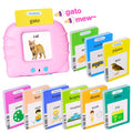 510 Spanish Flash Cards for Kids 2-4 Years,Pocket Speech for Toddlers,Autism Sensory Toys,Learning Montessori Toys,Speech Therapy Toys for Kids