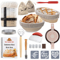Complete Sourdough Bread Starter Kit, Glass Sourdough Starter Jar Kit & Tons of Sourdough Bread Baking Supplies - Sourdough Starter Kit Includes