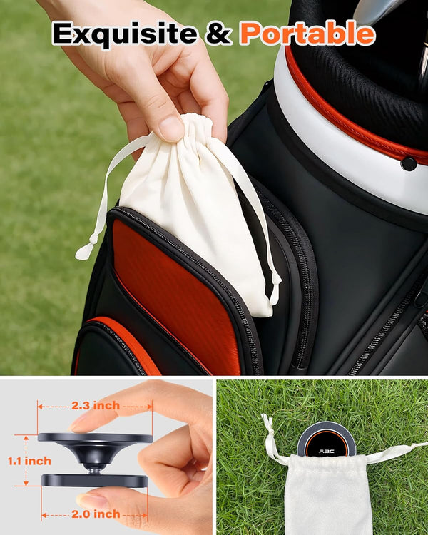 A2C Alloy Magnetic Golf Cart Phone Holder, Unique Golf Accessories for Men | Golf Gift for Men Dad Father Husband Women Golfers, Golf Accessories