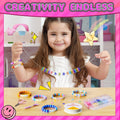 Decorate Your Own Water Bottle Kits for Girls, Mermaid Painting Diamond Art & Bracelet Making Kit for Girls, Crafts for Kids Ages 4-8, Birthday