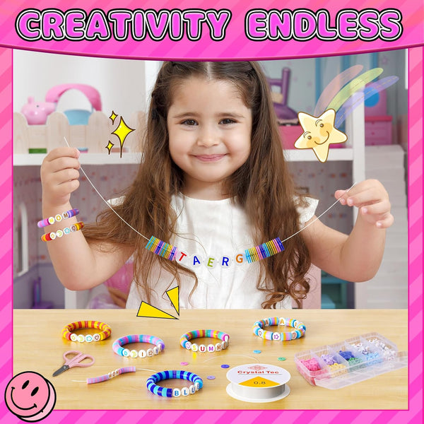Decorate Your Own Water Bottle Kits for Girls, Mermaid Painting Diamond Art & Bracelet Making Kit for Girls, Crafts for Kids Ages 4-8, Birthday