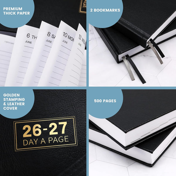 Daily Planner 2025-2026 - Daily Planner 2025-2026 One Page per Day, Full Page per Day, Jul 2025 - Jun 2026, 5.8" X 8.4", Agenda for 365 Days