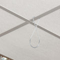 Outus 50 Packs Hook Clips Ceiling Tile Hooks T-bar Drop Ceiling Clips for Office, Classroom, Home and Wedding Decoration, Hanging Sign from