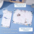 Weekly Planner Notepad Tear off Set of 2 Weekly Calendar Pad 52 Undated to Do List Notepad Sheets Desk Planner Planning Pads Productivity Tracker