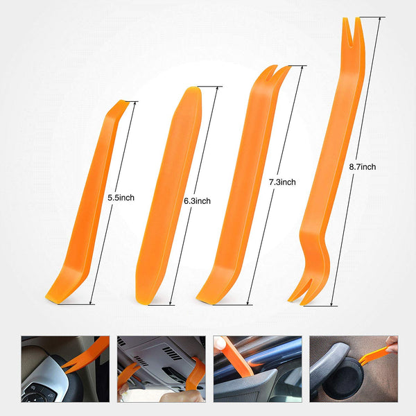GOOACC 240PCS Bumper Retainer Clips Car Plastic Rivets Fasteners Push Retainer Kit 12 Popular Sizes Auto Push Pin Rivets Set -Door Trim Panel