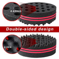 3Pcs Hair Styling Set for All - Curl Brush, Twist Sponge for Textured Hair with Metal Pick black styling set 3pcs