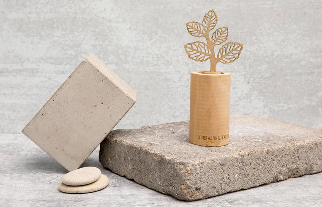 Kurrajong Farmhouse Essential Oil Diffuser | Flower Diffuser | Wooden Reed Diffuser Stick | 6" Small Reed Diffuser | Aro
