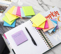 (16 Pack) Lined Sticky Notes 3x3 in Ruled Stickies Super Sticking Power Memo Pads Bright Colors, Post on Windows Doors,Recyclable,Easy to Write on