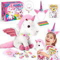 21-Piece Unicorn Gift Set for Girls Ages 3-8 | Soft Plush Stuffed Animals & Dress-Up Accessories Bundle | Idea Birthday Gifts, Christmas Presents,